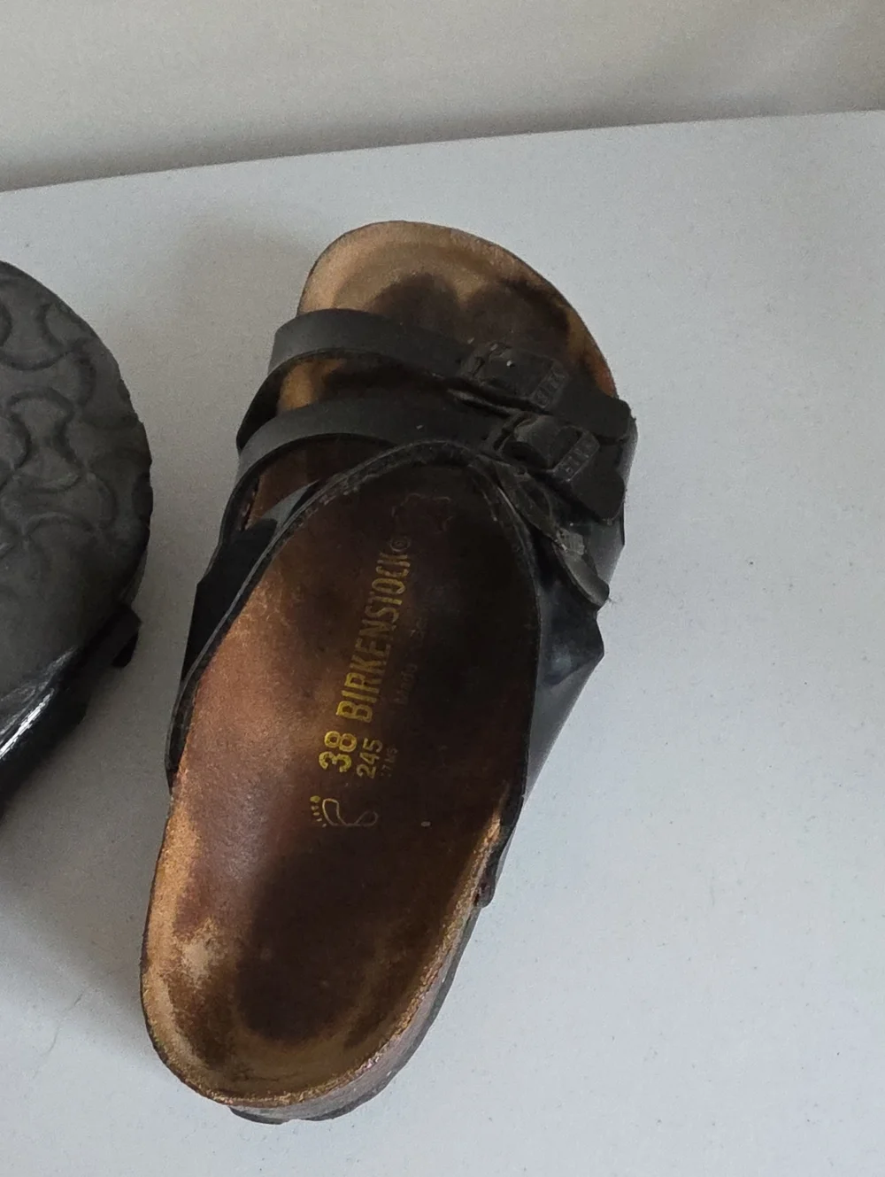 BIRKENSTOCK | Florida sandals black Birko-Flor sz 38